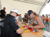 GP GERMANIA, 19.07.2014- Nico Hulkenberg (GER) Sahara Force India VJM07 with a fan