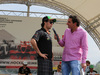 GP GERMANIA, 19.07.2014- Sergio Perez (MEX) Sahara Force India F1 Team VJM07 at the fans meeting