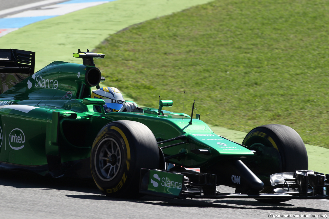 GP GERMANIA, 18.07.2014- Prove Libere 1, Marcus Ericsson (SWE) Caterham F1 Team CT-04