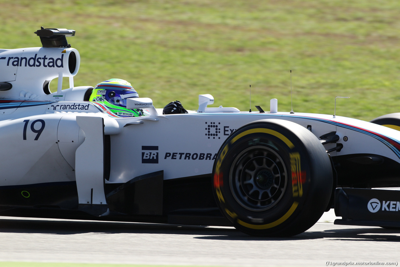 GP GERMANIA, 18.07.2014- Prove Libere 1, Felipe Massa (BRA) Williams F1 Team FW36