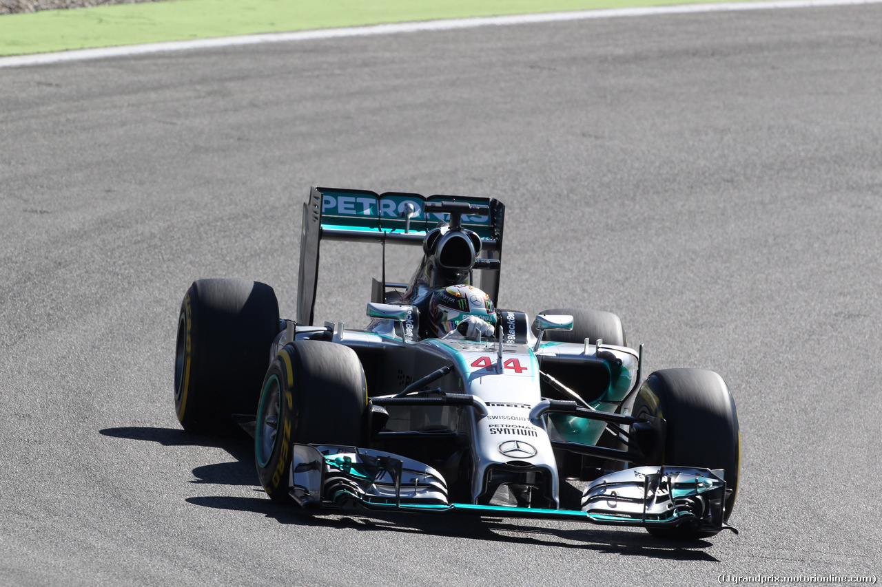 GP GERMANIA, 18.07.2014- Prove Libere 1, Lewis Hamilton (GBR) Mercedes AMG F1 W05