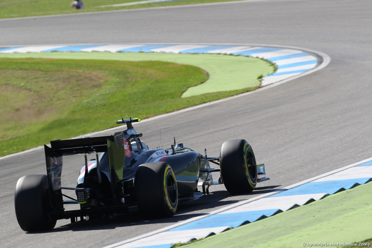GP GERMANIA, 18.07.2014- Prove Libere 1, Giedo Vand der Garde (NED) Sauber F1 Team C33