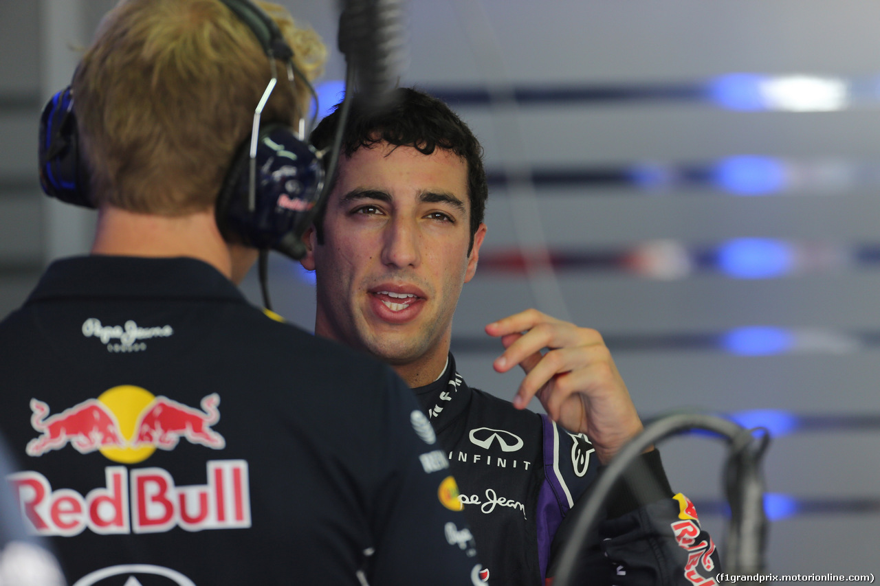 GP GERMANIA, 18.07.2014- Prove Libere 1, Daniel Ricciardo (AUS) Infiniti Red Bull Racing RB10