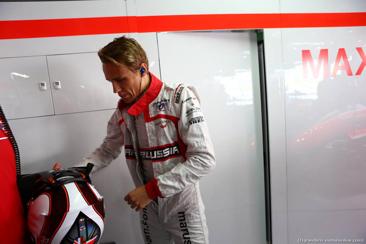 GP GERMANIA, 18.07.2014- Prove Libere 1, Max Chilton (GBR), Marussia F1 Team MR03