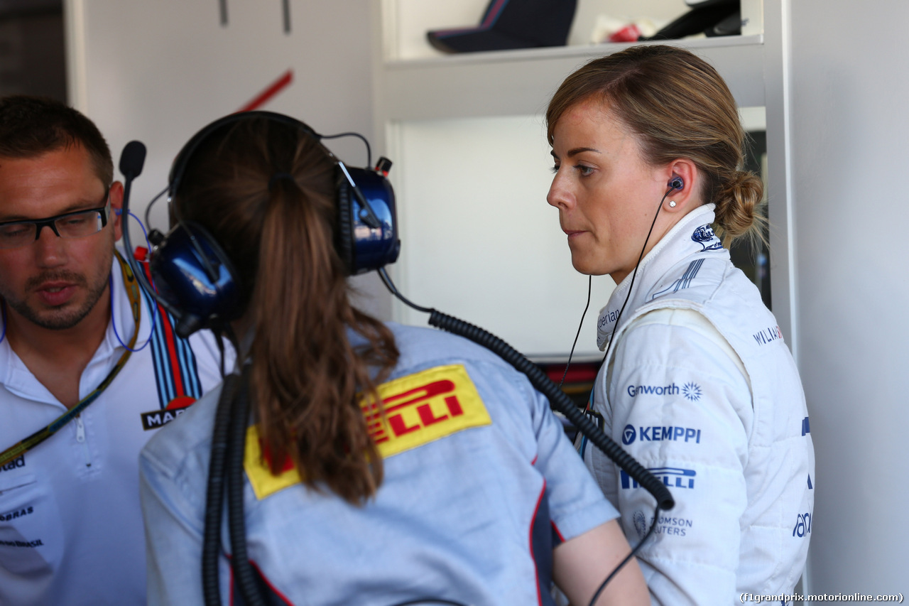 GP GERMANIA, 18.07.2014- Prove Libere 1, Susie Wolff (GBR) Williams F1 Team FW36