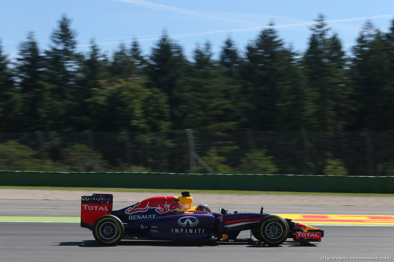 GP GERMANIA, 18.07.2014- Prove Libere 1, Sebastian Vettel (GER) Infiniti Red Bull Racing RB10