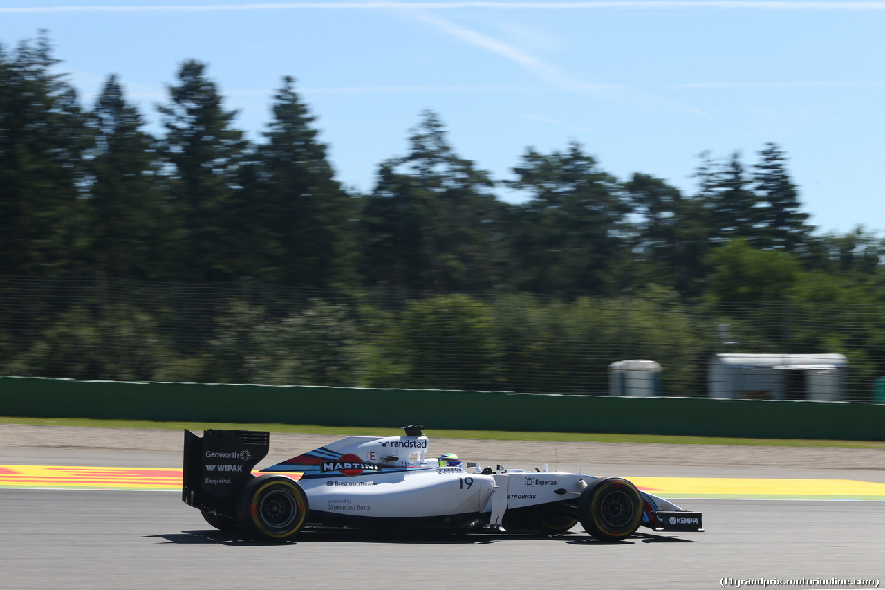 GP GERMANIA, 18.07.2014- Prove Libere 1, Felipe Massa (BRA) Williams F1 Team FW36