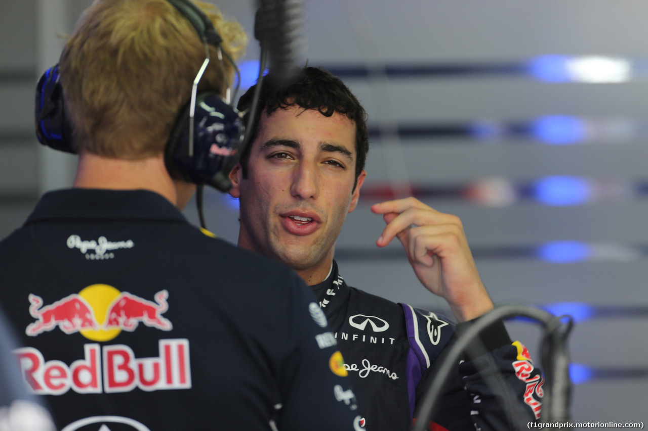 GP GERMANIA, 18.07.2014- Prove Libere 1, Daniel Ricciardo (AUS) Infiniti Red Bull Racing RB10