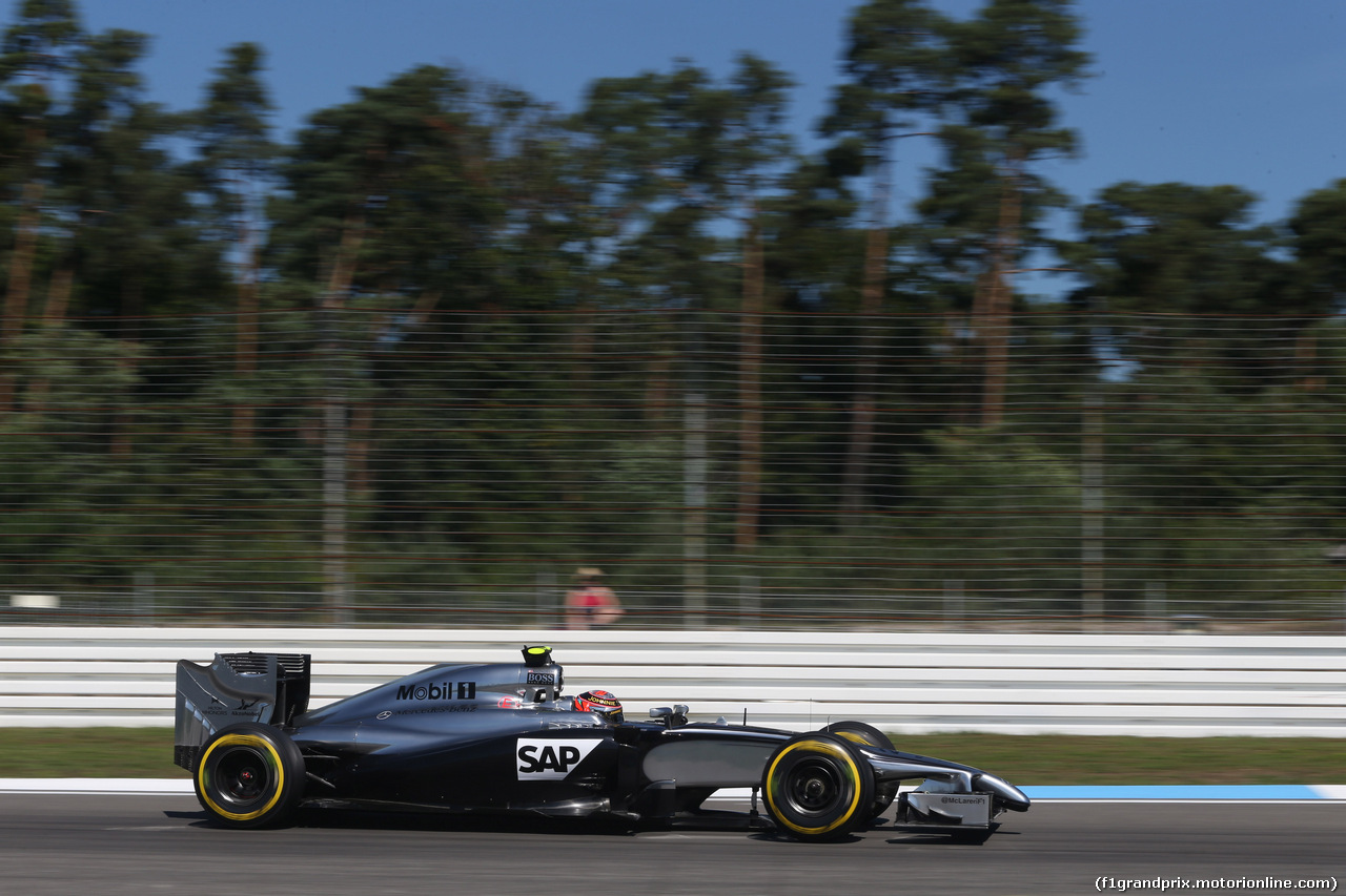 GP GERMANIA, 18.07.2014- Prove Libere 1, Kevin Magnussen (DEN) McLaren Mercedes MP4-29