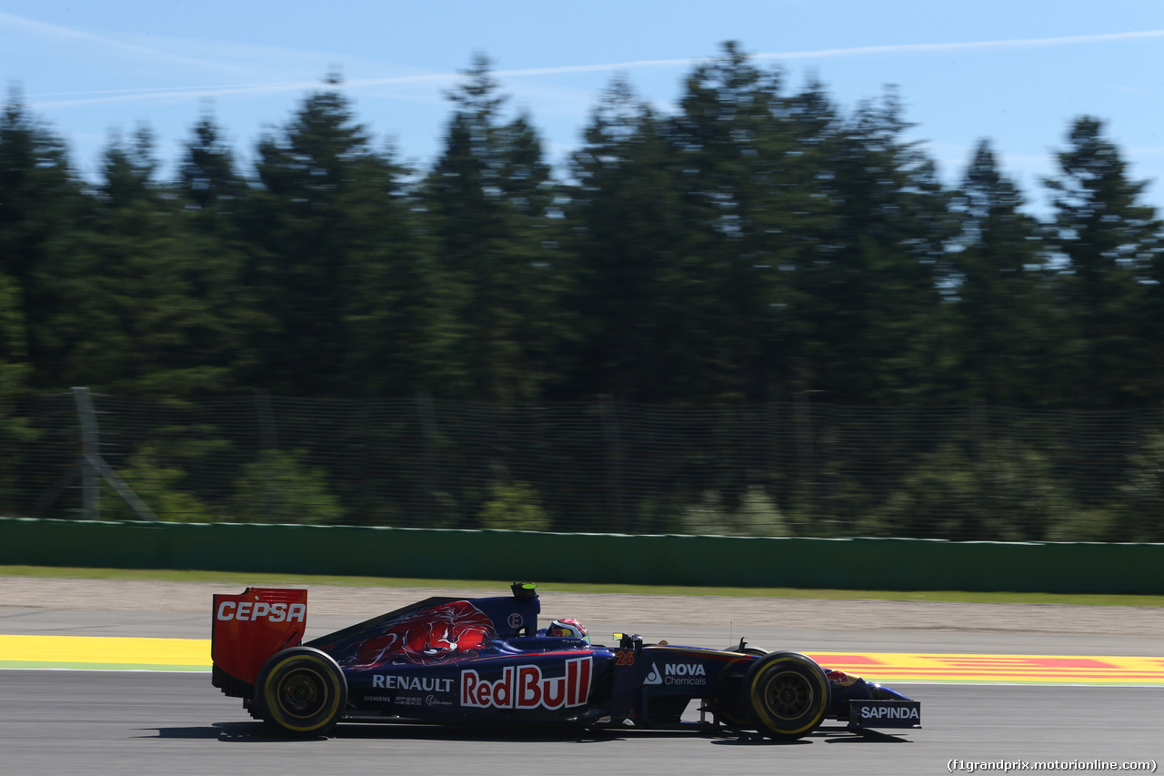 GP GERMANIA, 18.07.2014- Prove Libere 1, Daniil Kvyat (RUS) Scuderia Toro Rosso STR9