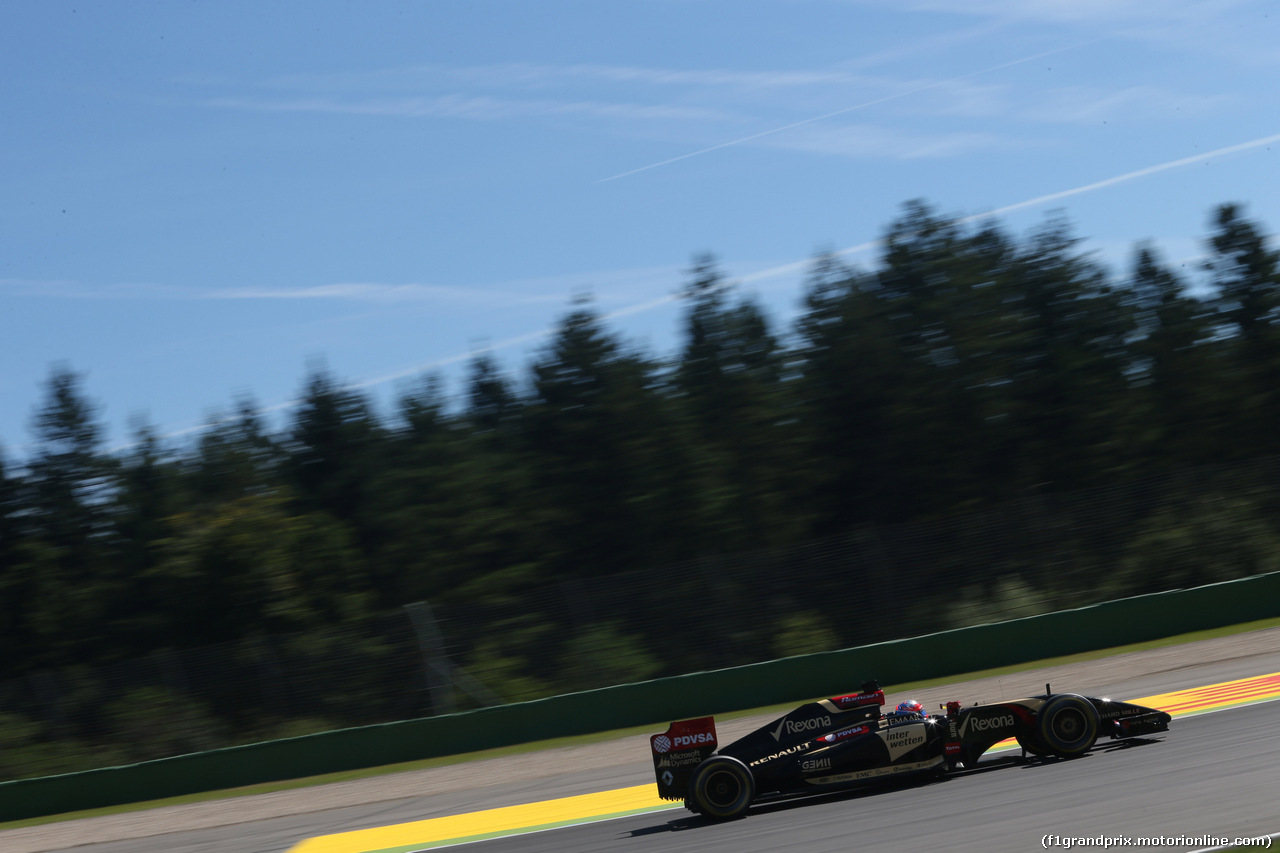 GP GERMANIA, 18.07.2014- Prove Libere 1, Romain Grosjean (FRA) Lotus F1 Team E22