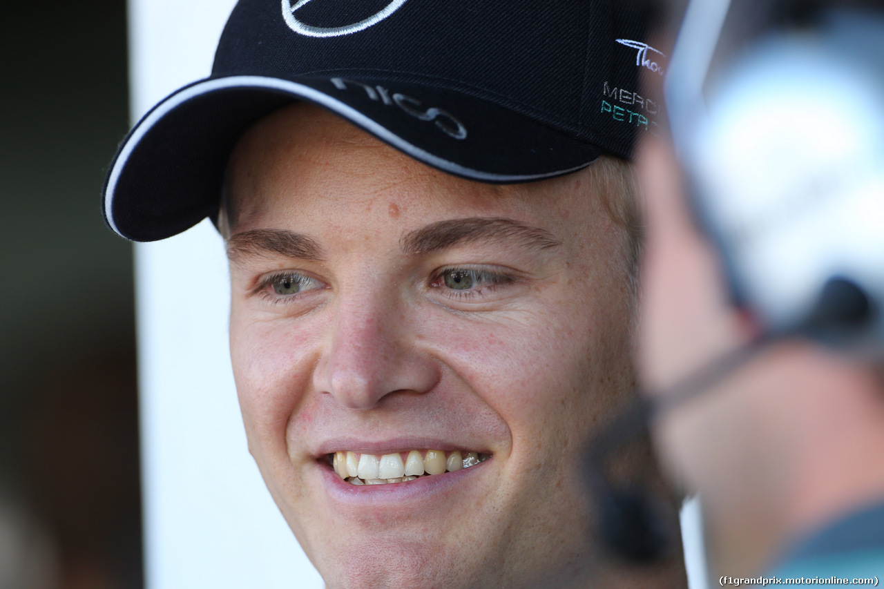 GP GERMANIA, 18.07.2014- Prove Libere 1, Nico Rosberg (GER) Mercedes AMG F1 W05