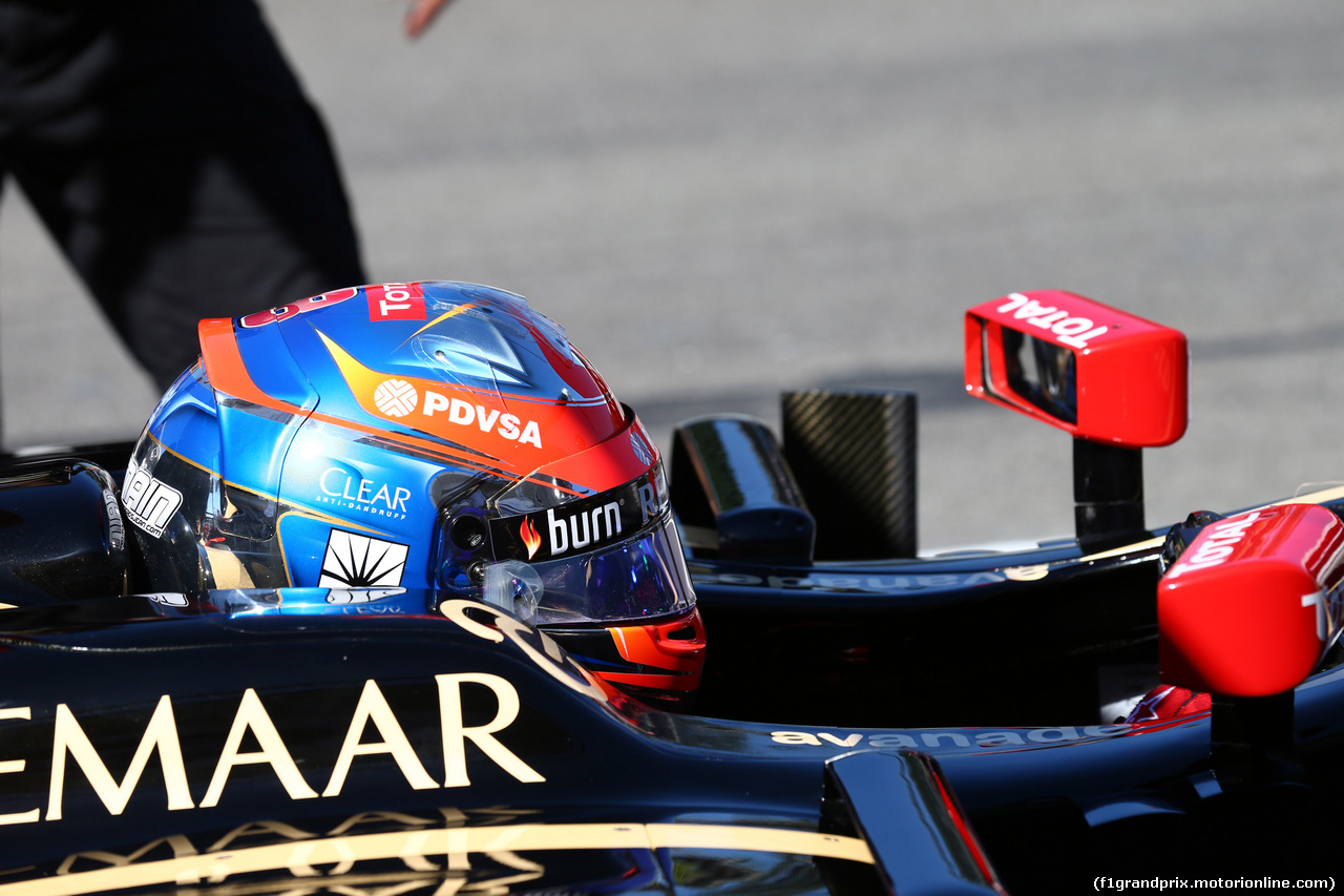 GP GERMANIA, 18.07.2014- Prove Libere 1, Romain Grosjean (FRA) Lotus F1 Team E22