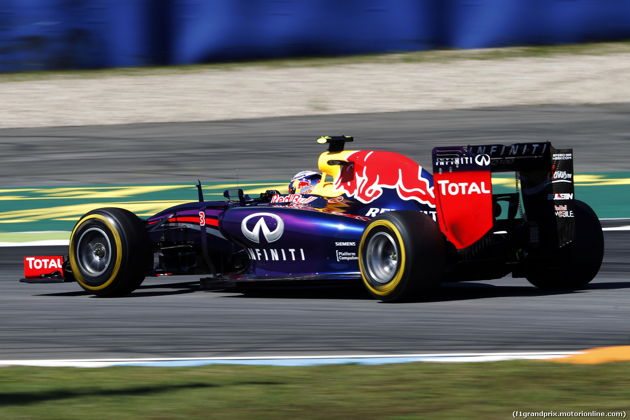 GP GERMANIA, Daniel Ricciardo (AUS) Red Bull Racing RB10.
18.07.2014. Formula 1 World Championship, Rd 10, German Grand Prix, Hockenheim, Germany, Practice Day.