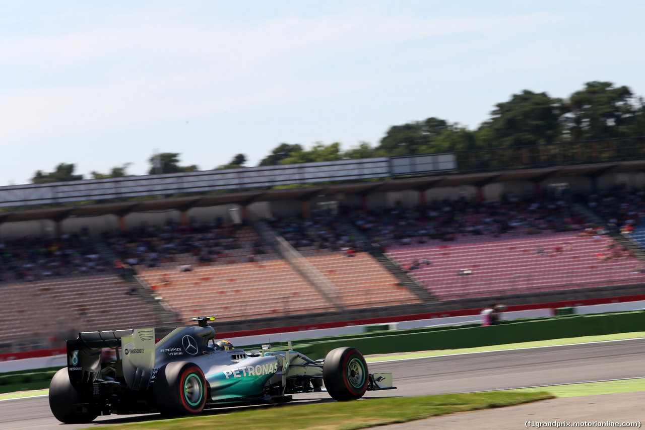 GP GERMANIA, Nico Rosberg (GER), Mercedes AMG F1 Team 
18.07.2014. Formula 1 World Championship, Rd 10, German Grand Prix, Hockenheim, Germany, Practice Day.