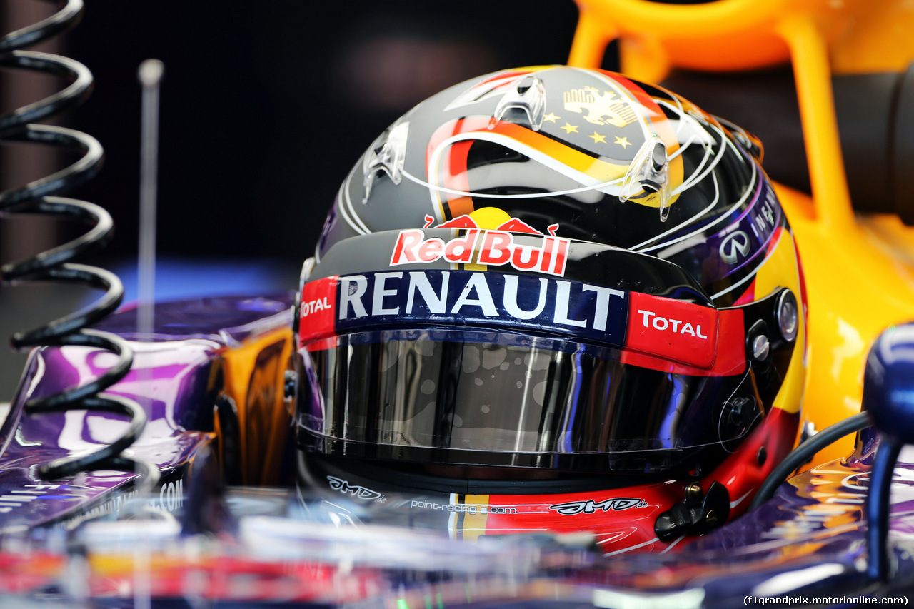 GP GERMANIA, Sebastian Vettel (GER) Red Bull Racing RB10.
18.07.2014. Formula 1 World Championship, Rd 10, German Grand Prix, Hockenheim, Germany, Practice Day.