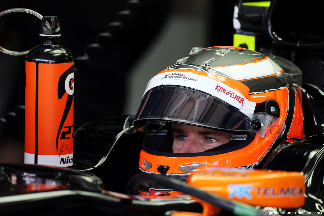 GP GERMANIA, Nico Hulkenberg (GER) Sahara Force India F1 VJM07.
18.07.2014. Formula 1 World Championship, Rd 10, German Grand Prix, Hockenheim, Germany, Practice Day.