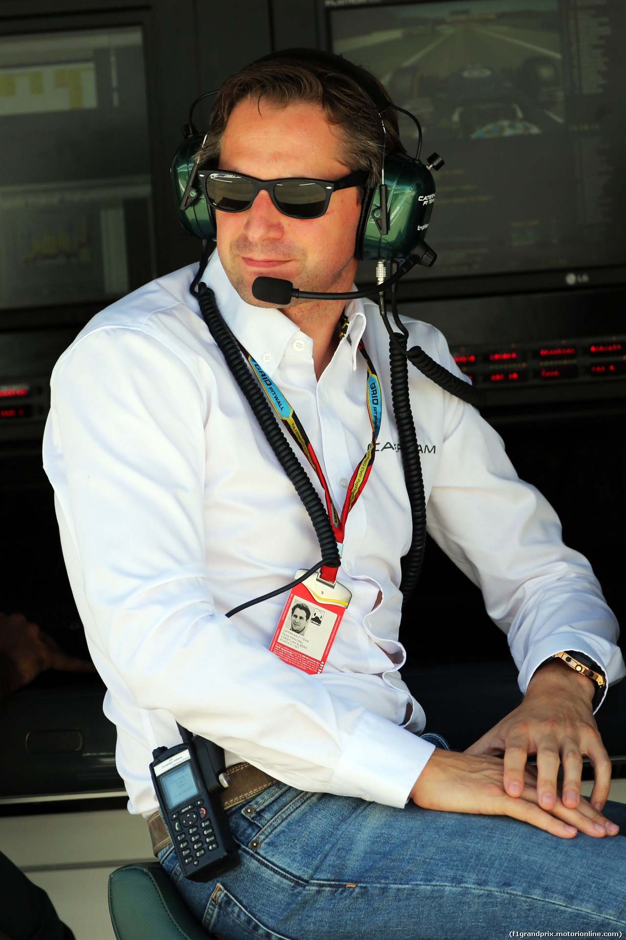 GP GERMANIA, Christian Albers (NLD) Caterham F1 Team, Team Principal.
18.07.2014. Formula 1 World Championship, Rd 10, German Grand Prix, Hockenheim, Germany, Practice Day.