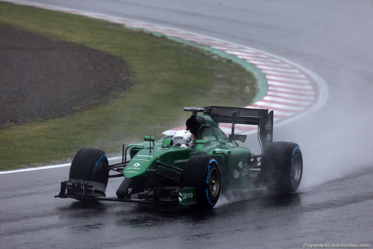 GP GIAPPONE, 05.10.2014 - Gara, Kamui Kobayashi (JAP) Caterham F1 Team CT-04