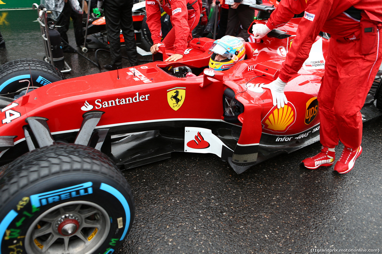 GP GIAPPONE, 05.10.2014 - Gara, Fernando Alonso (ESP) Ferrari F14-T