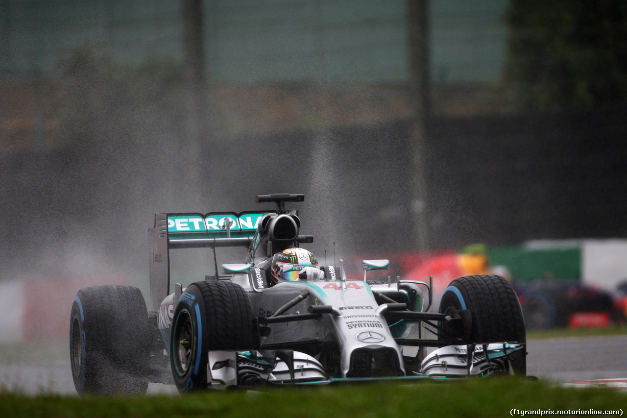 GP GIAPPONE, 05.10.2014 - Gara, Lewis Hamilton (GBR) Mercedes AMG F1 W05