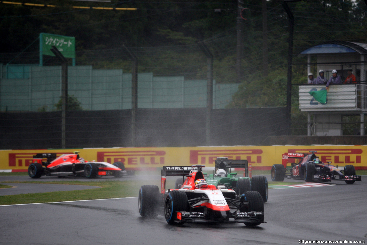 GP GIAPPONE, 05.10.2014 - Gara, Jules Bianchi (FRA) Marussia F1 Team MR03