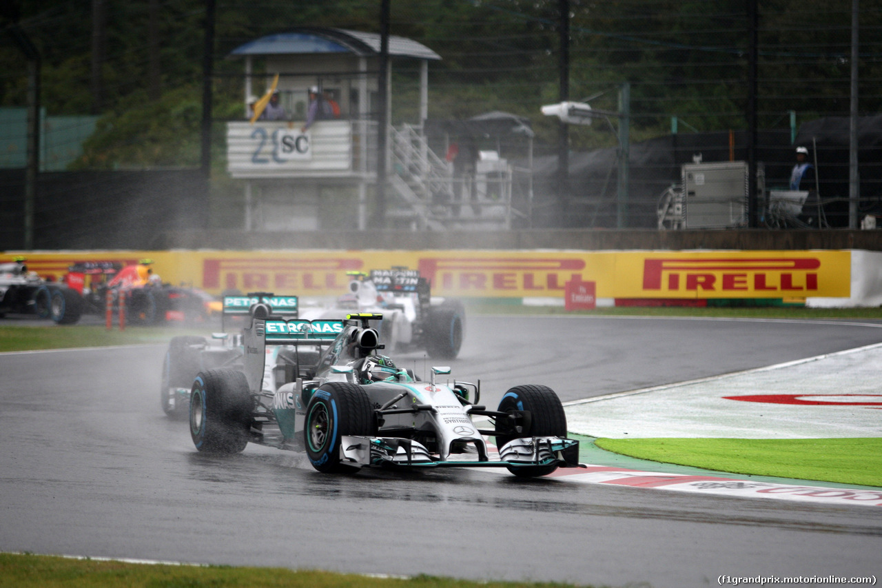 GP GIAPPONE, 05.10.2014 - Gara, Nico Rosberg (GER) Mercedes AMG F1 W05