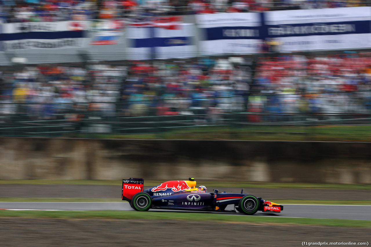 GP GIAPPONE, 05.10.2014 - Gara, Daniel Ricciardo (AUS) Red Bull Racing RB10