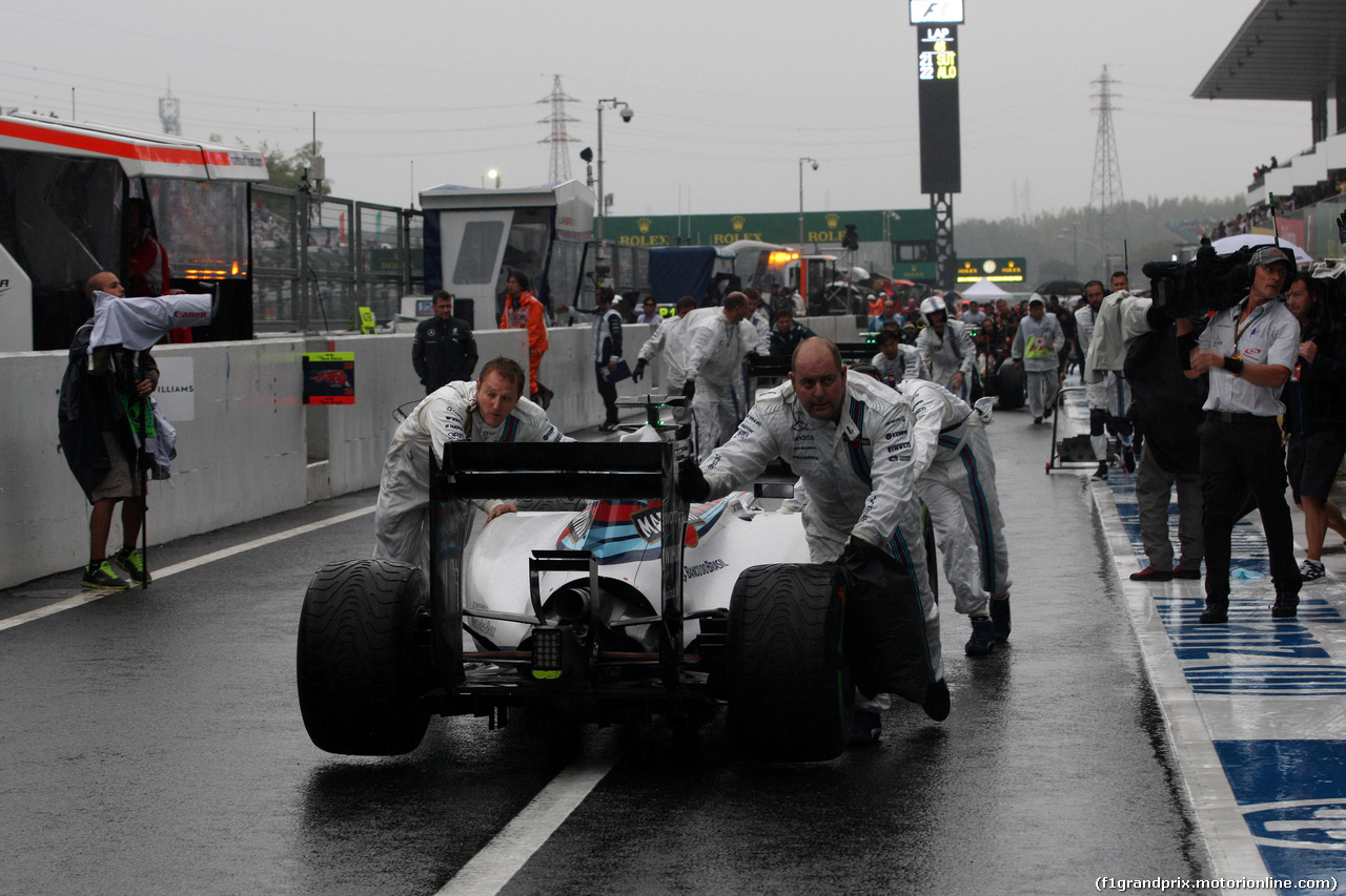GP GIAPPONE, 05.10.2014 - Gara, Felipe Massa (BRA) Williams F1 Team FW36