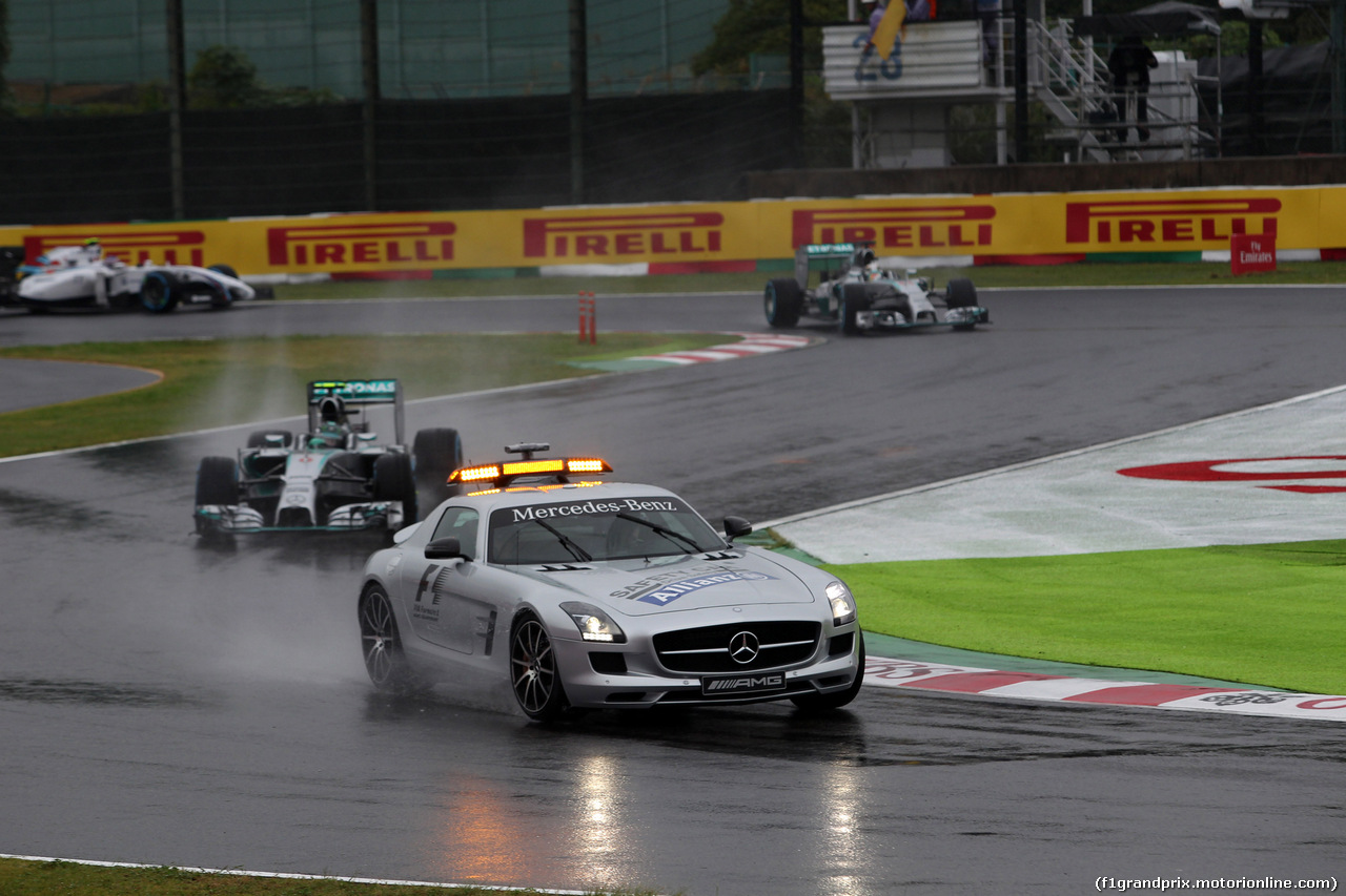 GP GIAPPONE, 05.10.2014 - Gara, The Safety car on the track