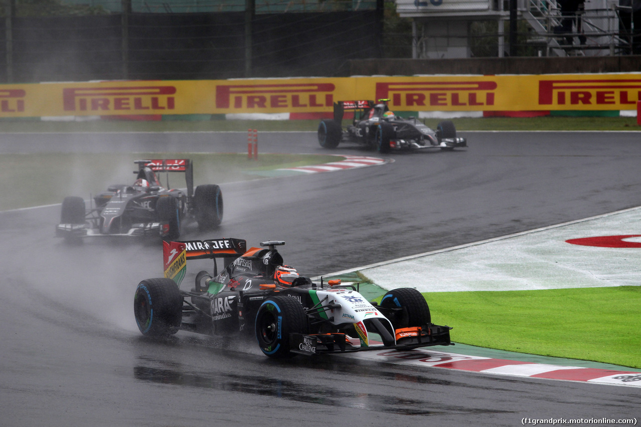 GP GIAPPONE, 05.10.2014 - Gara, Nico Hulkenberg (GER) Sahara Force India F1 VJM07