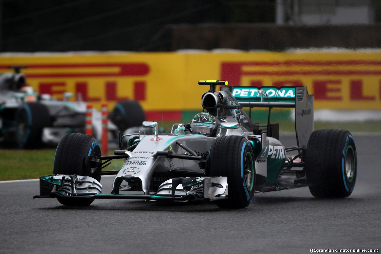 GP GIAPPONE, 05.10.2014 - Gara, Nico Rosberg (GER) Mercedes AMG F1 W05