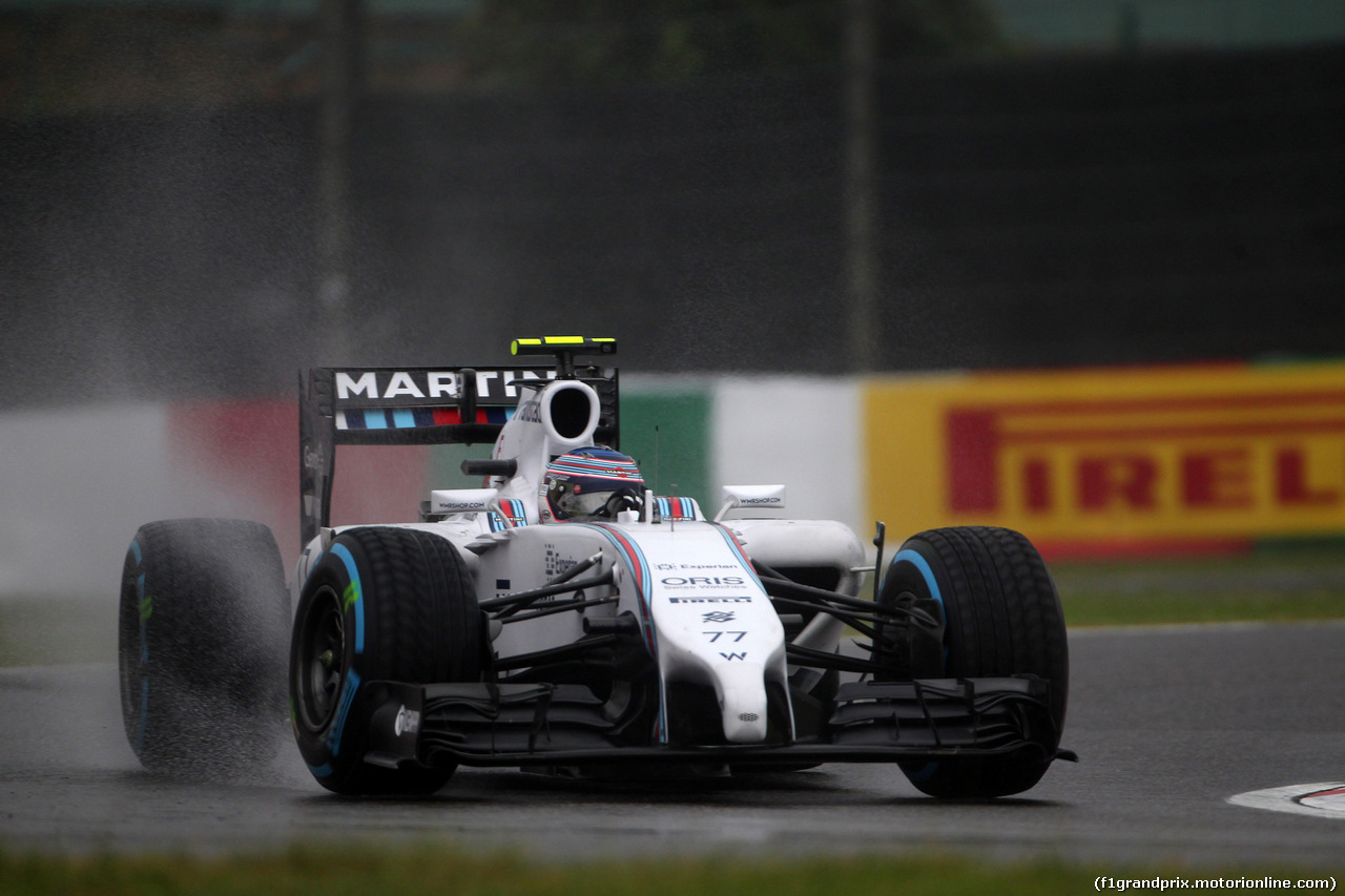 GP GIAPPONE, 05.10.2014 - Gara, Valtteri Bottas (FIN) Williams F1 Team FW36