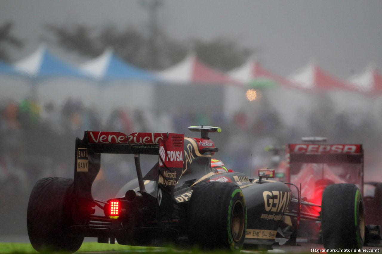 GP GIAPPONE, 05.10.2014 - Gara, Pastor Maldonado (VEN) Lotus F1 Team E22
