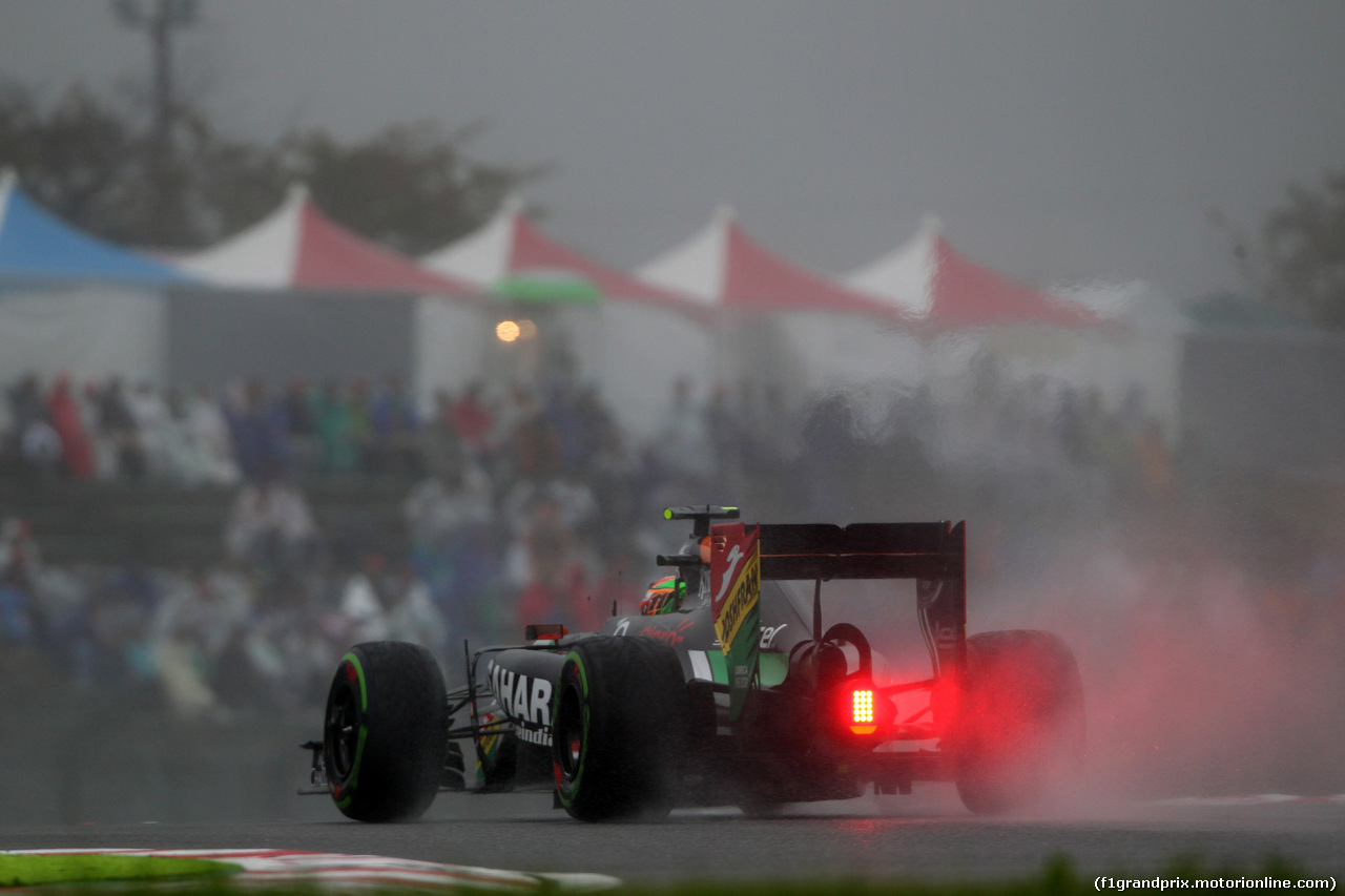 GP GIAPPONE, 05.10.2014 - Gara, Sergio Perez (MEX) Sahara Force India F1 VJM07