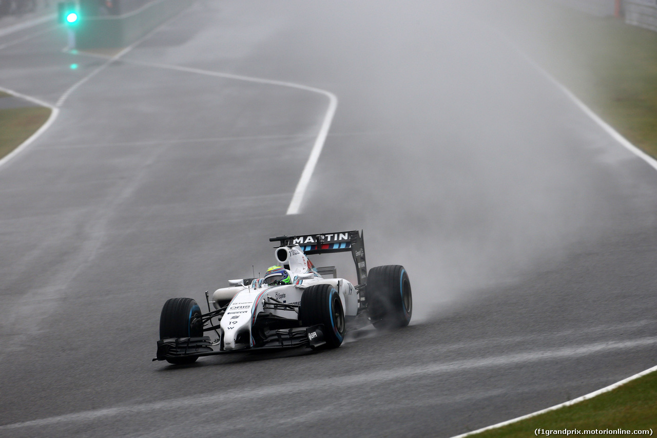 GP GIAPPONE, 05.10.2014 - Gara, Felipe Massa (BRA) Williams F1 Team FW36
