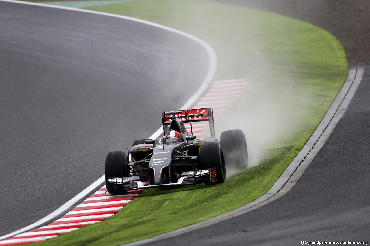 GP GIAPPONE, 05.10.2014 - Gara, Adrian Sutil (GER) Sauber F1 Team C33