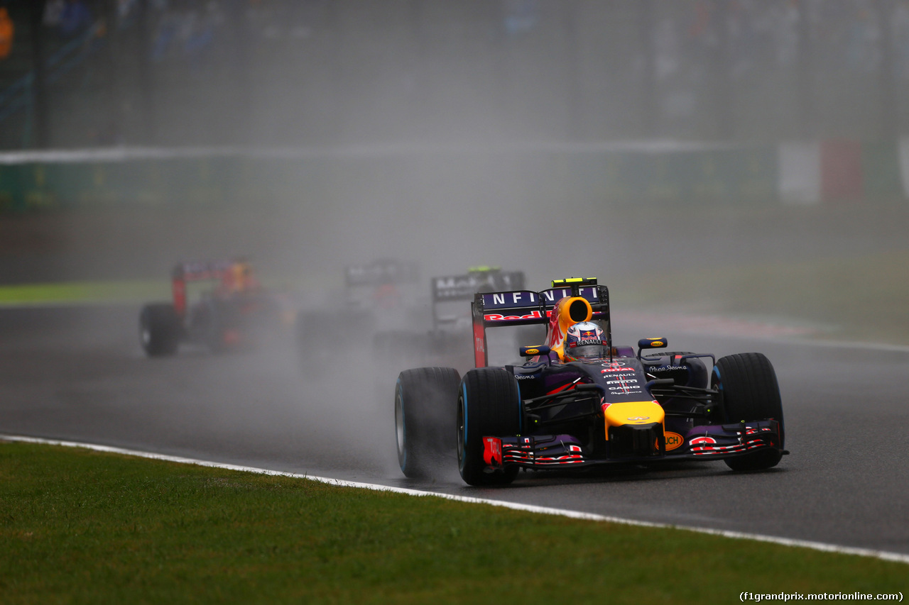 GP GIAPPONE, 05.10.2014 - Gara, Daniel Ricciardo (AUS) Red Bull Racing RB10
