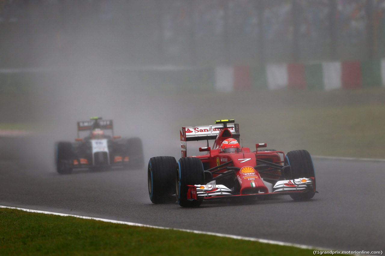 GP GIAPPONE, 05.10.2014 - Gara, Kimi Raikkonen (FIN) Ferrari F14-T