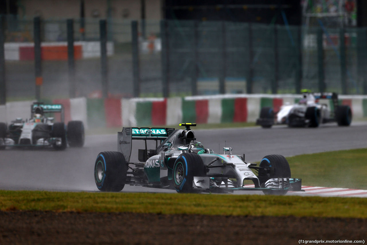 GP GIAPPONE, 05.10.2014 - Gara, Nico Rosberg (GER) Mercedes AMG F1 W05