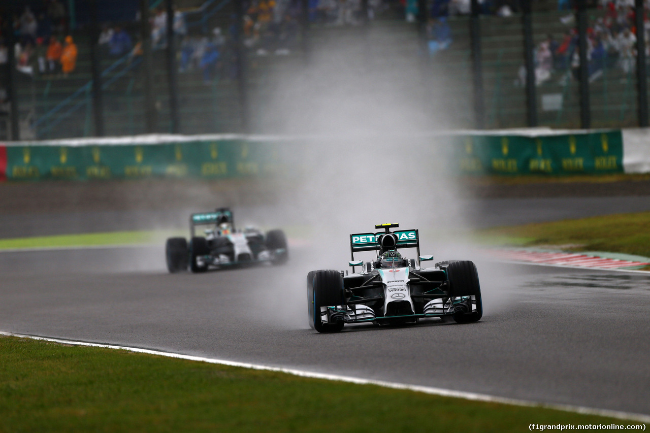 GP GIAPPONE, 05.10.2014 - Gara, Nico Rosberg (GER) Mercedes AMG F1 W05