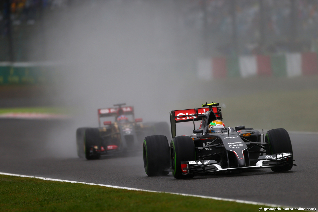 GP GIAPPONE, 05.10.2014 - Gara, Esteban Gutierrez (MEX), Sauber F1 Team C33