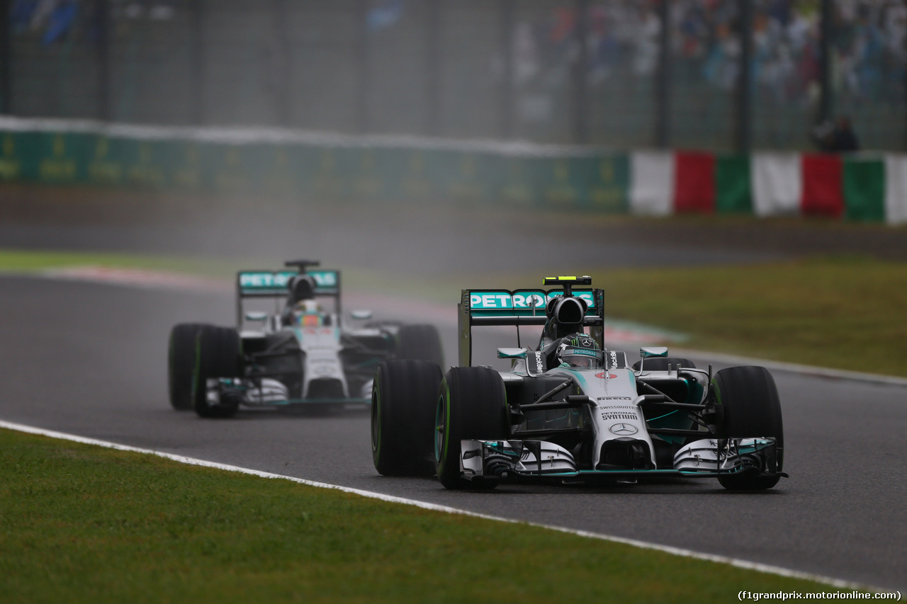 GP GIAPPONE, 05.10.2014 - Gara, Nico Rosberg (GER) Mercedes AMG F1 W05
