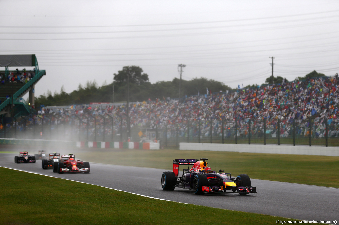 GP GIAPPONE, 05.10.2014 - Gara, Sebastian Vettel (GER) Red Bull Racing RB10