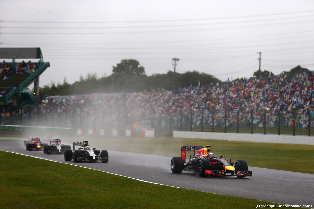 GP GIAPPONE, 05.10.2014 - Gara, Daniel Ricciardo (AUS) Red Bull Racing RB10
