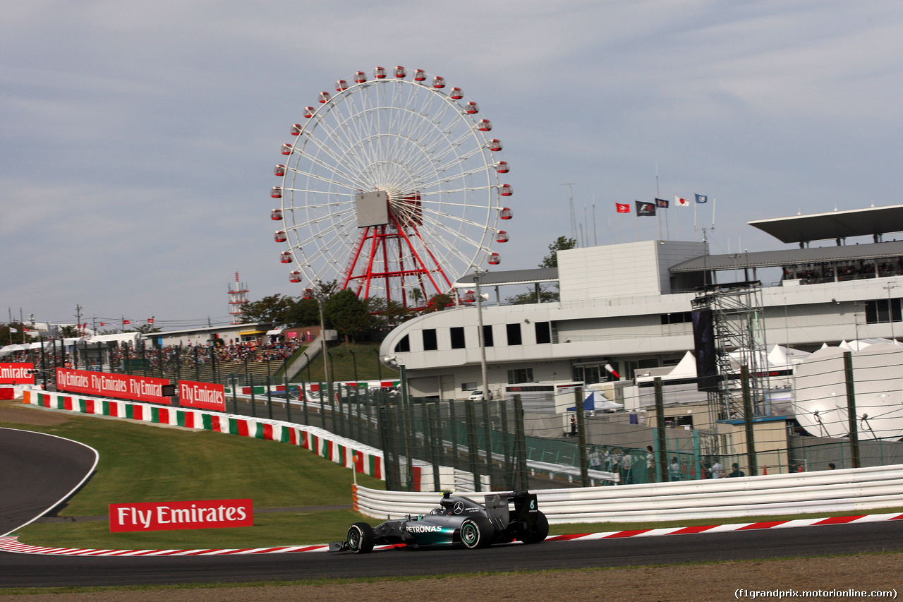 GP GIAPPONE, 04.10.2014 - Qualifiche, Nico Rosberg (GER) Mercedes AMG F1 W05