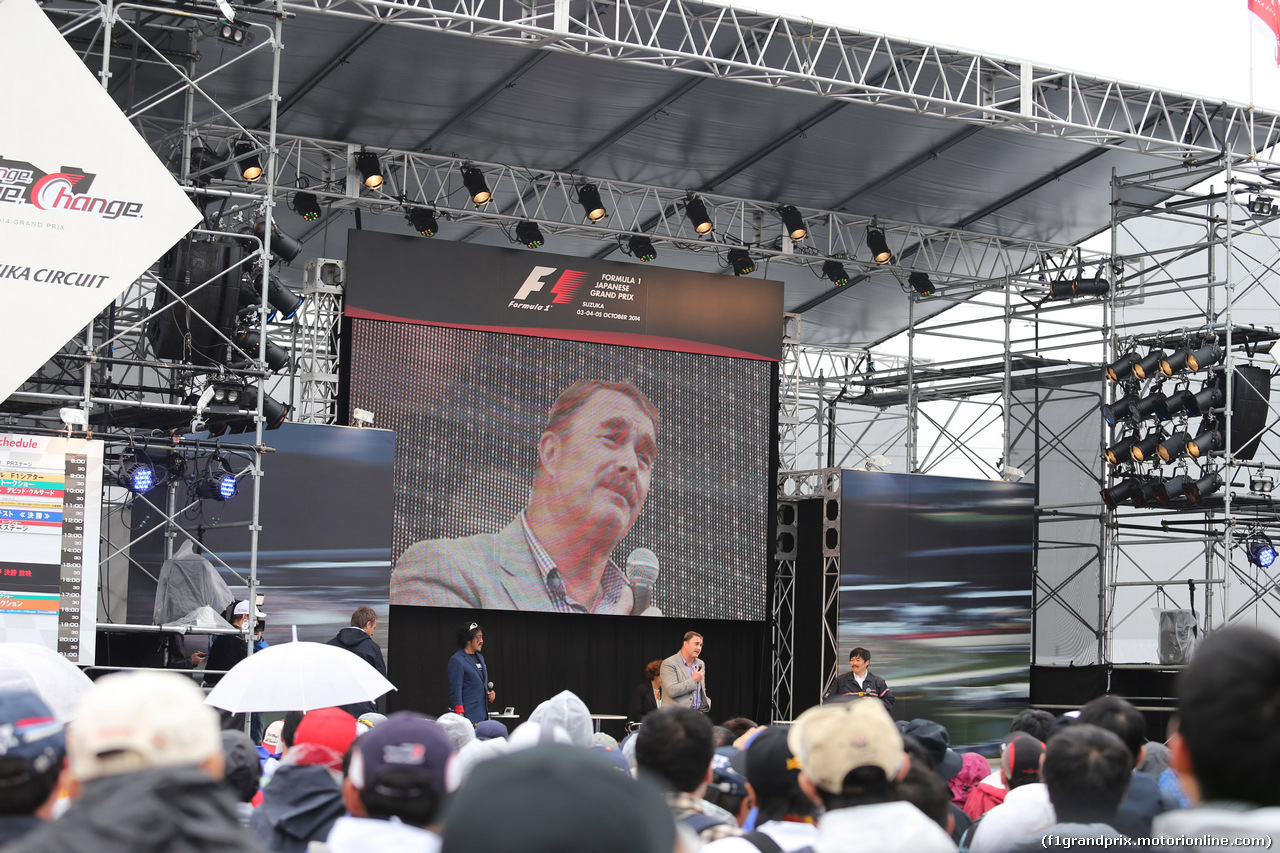 GP GIAPPONE, 05.10.2014 - Circuit Atmosfera, Nigel Mansell (GBR)