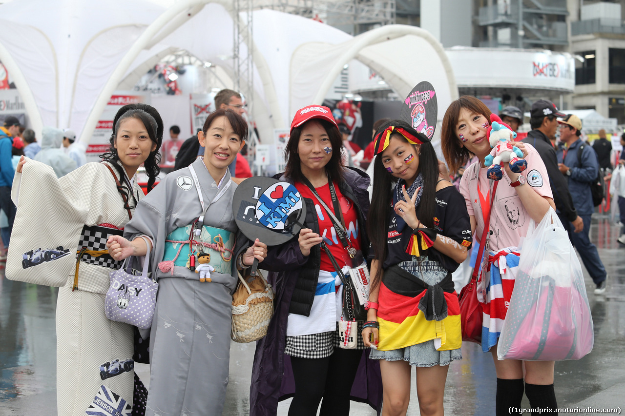 GP GIAPPONE, 05.10.2014 - Fans