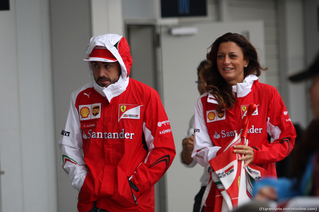 GP GIAPPONE, 05.10.2014 - Fernando Alonso (ESP) Ferrari F14-T