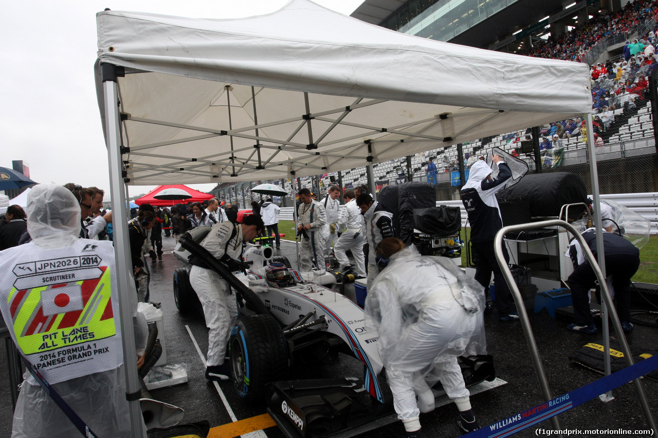GP GIAPPONE, 05.10.2014 - Gara, Valtteri Bottas (FIN) Williams F1 Team FW36